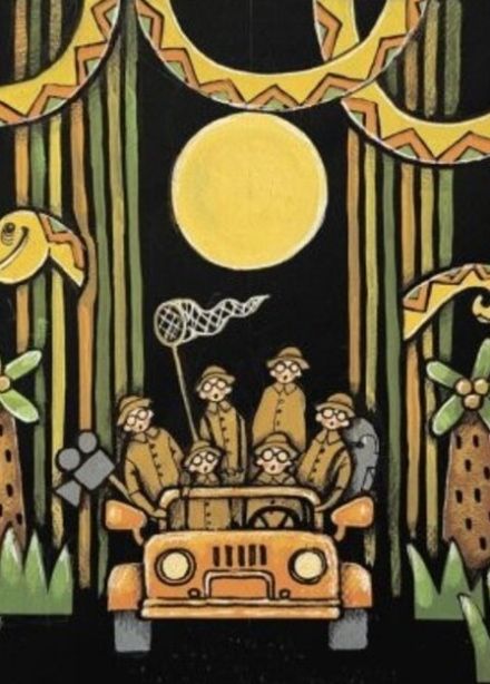 Любопытный слонёнок